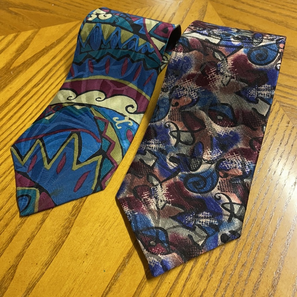 Abstract Necktie 2 Pack | Generra/Seldom Uomo